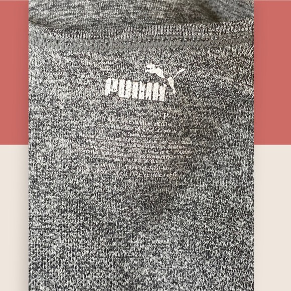 *SOLD* 🐆 PUMA SPORTS BRA PULLOVER ADJUSTABLE STRAPS REMOVABLE CUPS SMALL GRAY - Picture 4 of 4